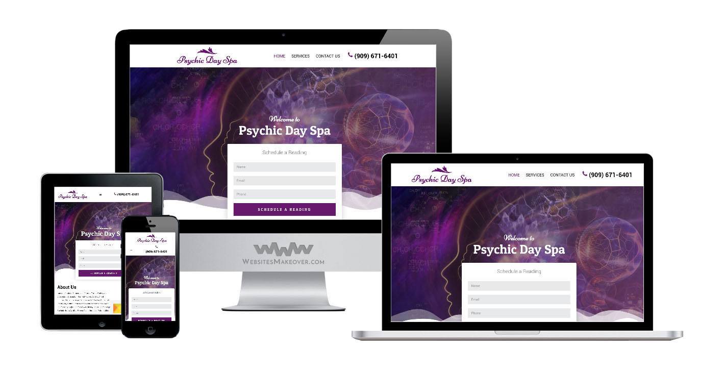 psychic website design