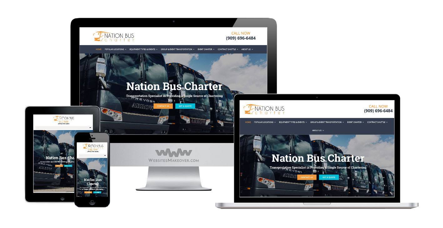 transportation website design